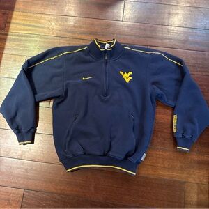 West Virginia Mountaineers Quarter-Zip Sweatshirt Men’s Small